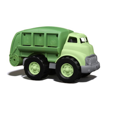 Green Recycling Truck
